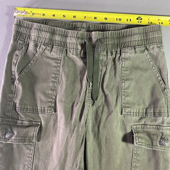MONKEY RIDE Jeans Cargo Jogger Stretch Utility Pants Pull On Womens 7 28 Green - Picture 5 of 9